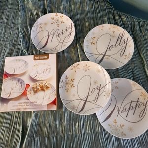 Pier One Holiday Appetizer plates